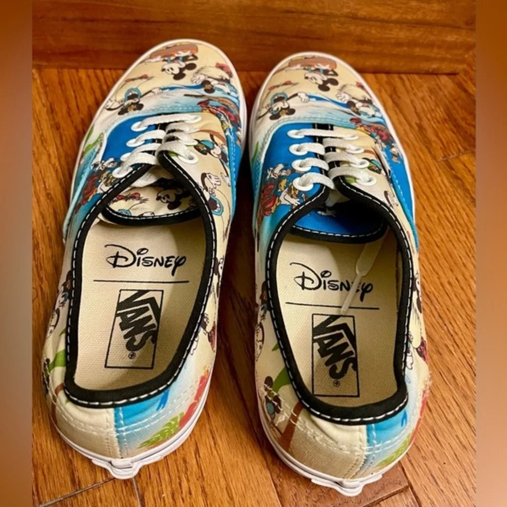 Vans Disney Authentic Mickey Mouse Aloha Sneakers Limited Edition 7.5 Women’s - Picture 4 of 9